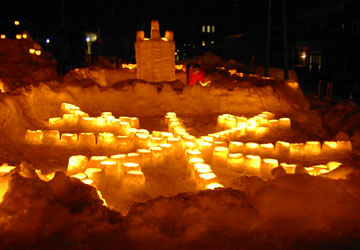 2007年小樽雪あかりの路（手宮線会場）16