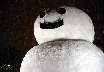 2007年道庁赤れんが庁舎前の巨大雪だるま3 2007年道庁赤れんが庁舎前の巨大雪だるま3